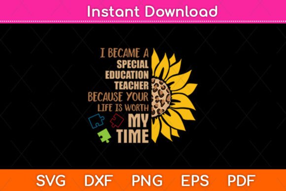 I Became a Special Education Teacher Graphics