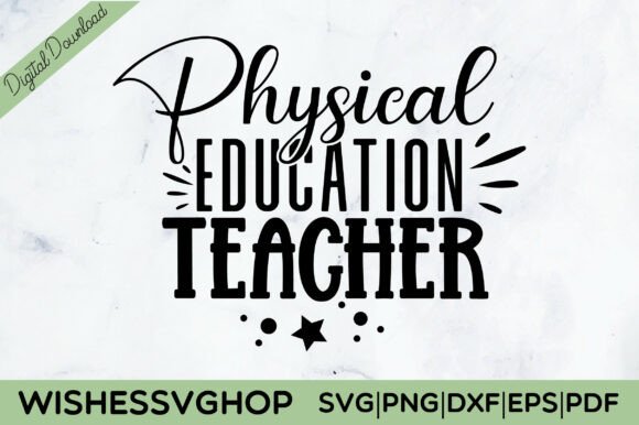 Physical Education Teacher SVG PNG Review