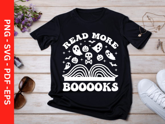Read More Booooks Graphics for T-Shirt Design