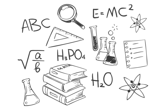 School Education Doodle for Cricut and Handmade Projects