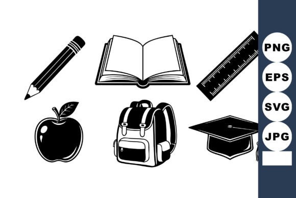 School Education Icons Embroidery Design Review