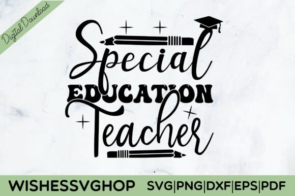 Special Education Teacher SVG PNG for Crafts and Graphics