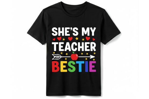 Teacher Bestie T-Shirt Embroidery Review
